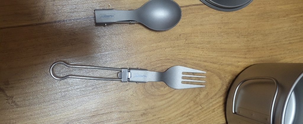 휴몬트 티타늄 접이식 스푼 포크