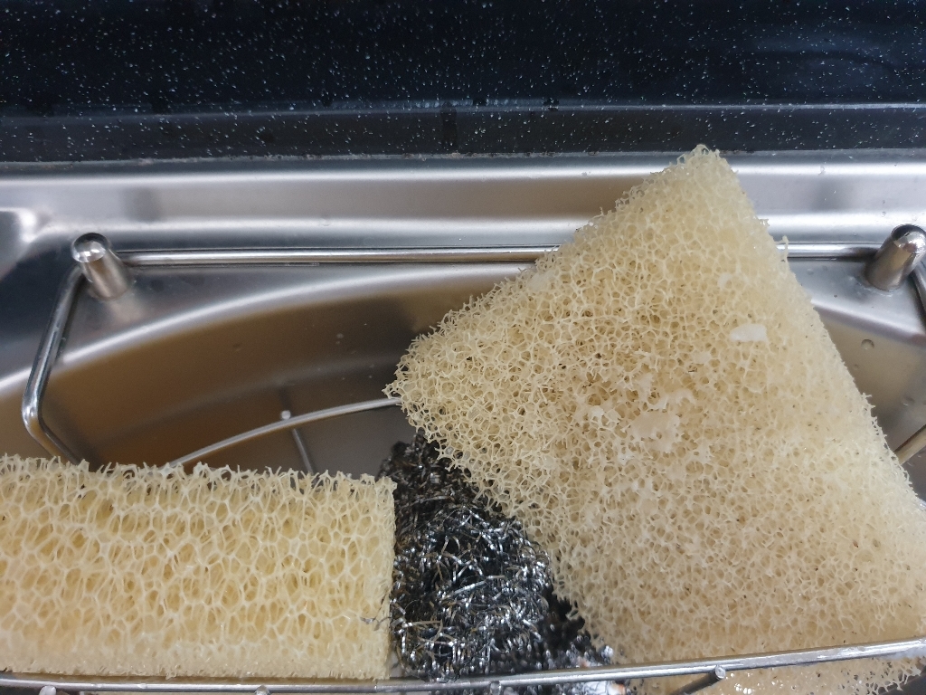 쓱싹 우레탄 필터 수세미 화이트