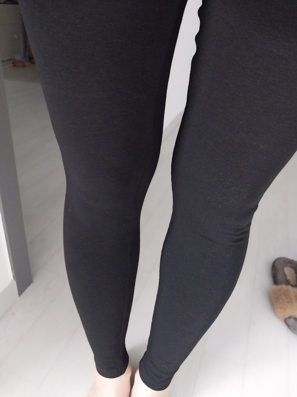 필굿웨어 마터니티 임산부 면기모 9부 레깅스