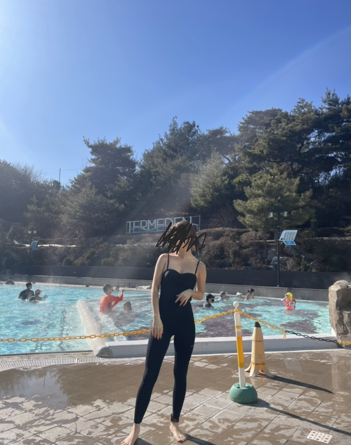 헤링본 모노키니 수영복 셔링 비키니 코랄 바캉스 휴양지 볼륨업 왕뽕 비치웨어 C744
