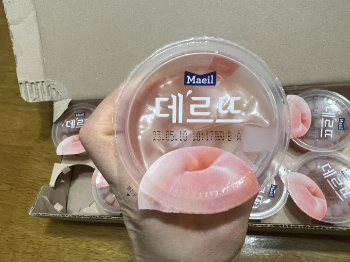 매일유업 데르뜨 백도젤리