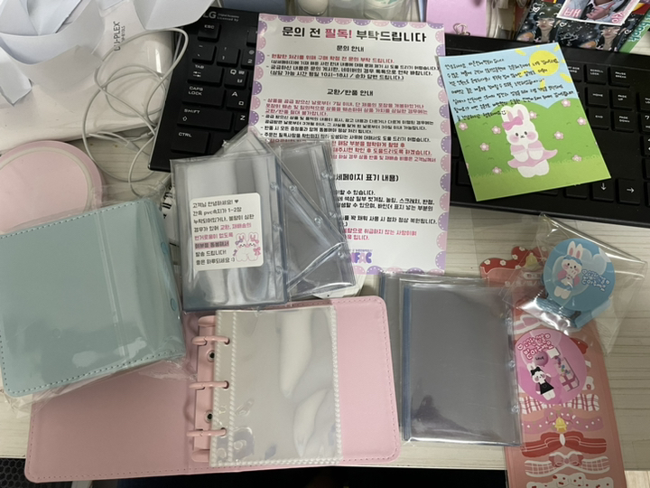 마카롱 포카바인더 콜렉트북 1단 바인더 포토카드 미니 앨범 사진 보관함 3인치