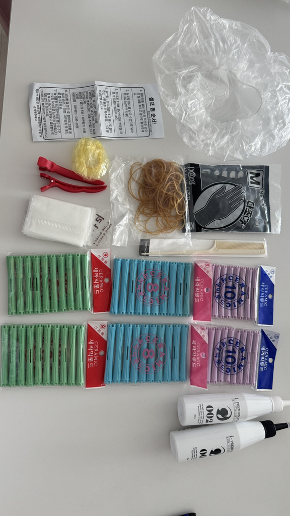 오다니 셀프펌세트 강한컬 뽀글펌 파마약 롯드 8 9 10호, 1세트