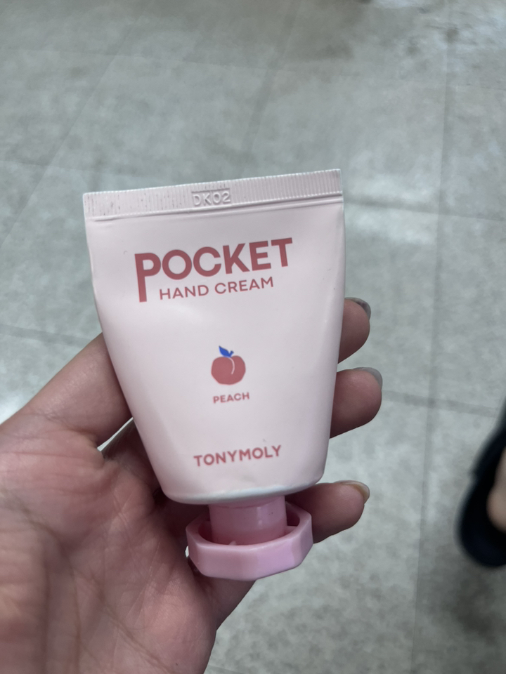 토니모리 포켓 핸드크림 피치, 1개, 30ml
