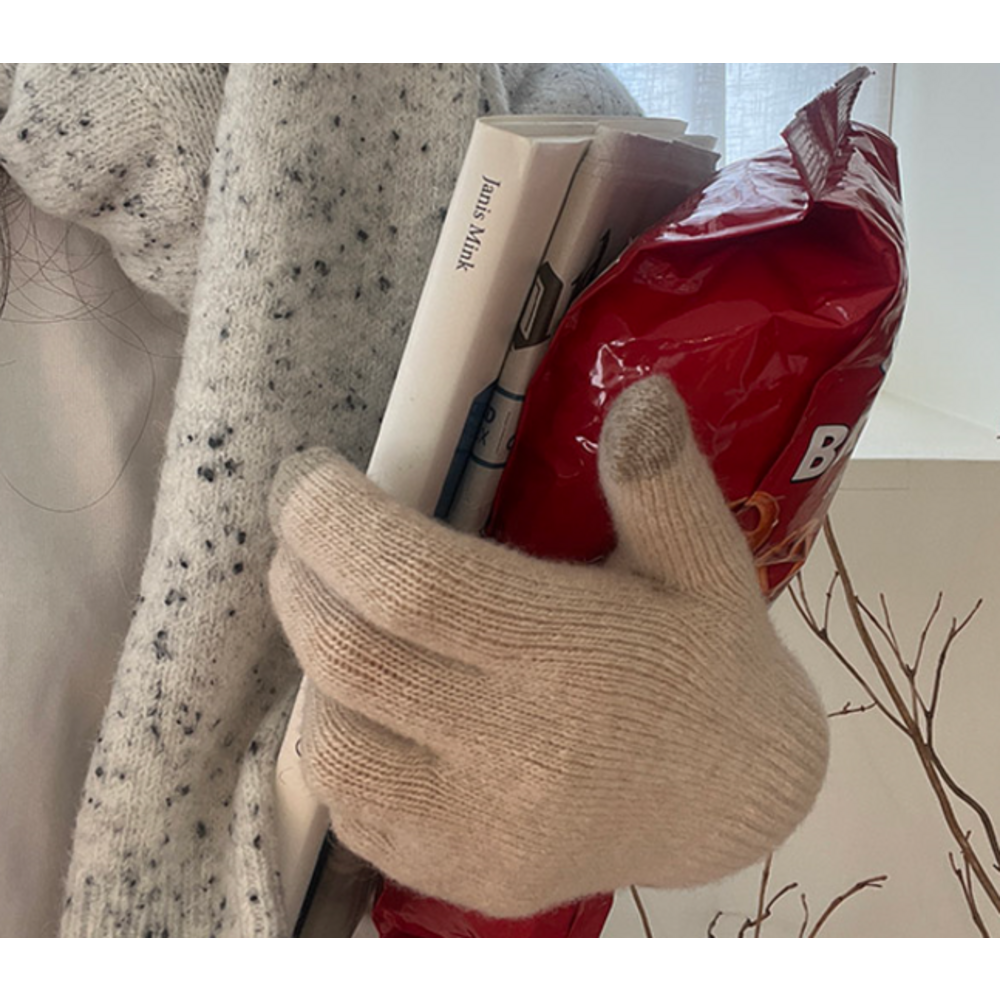 다주드 터치 울 니트 장갑, 따뜻함과 편리함을 동시에!