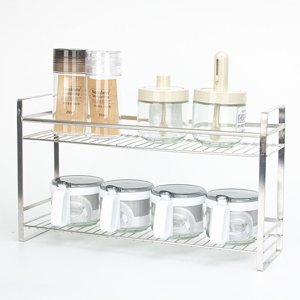 좁은 주방, 에스파스 롤링 테이블 정리 선반으로 공간 활용 끝판왕!