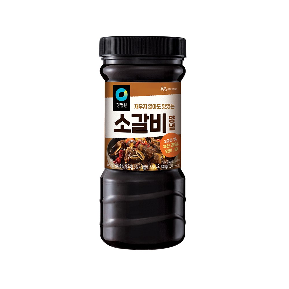 청정원 전통 소갈비양념, 밥상을 책임지는 압도적인 맛!