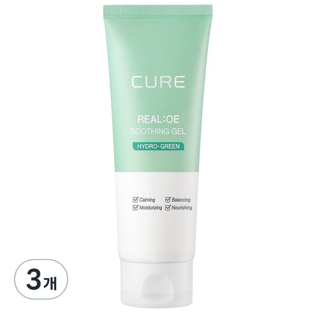 김정문알로에 큐어 리알로에 수딩젤, 150ml, 3개