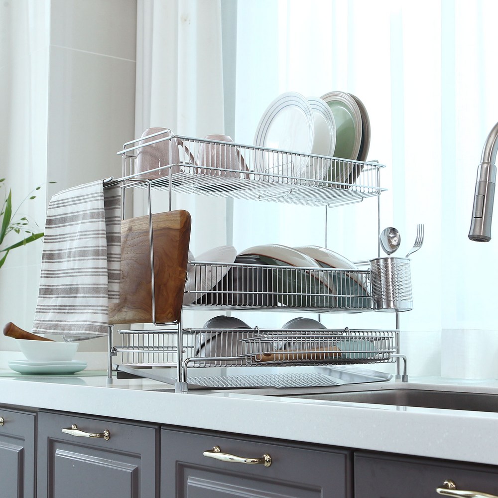 주방을 디자인하다! 아이넥스 에르고 엣지 식기건조대, ✨반짝이는 설거지 후의 행복✨