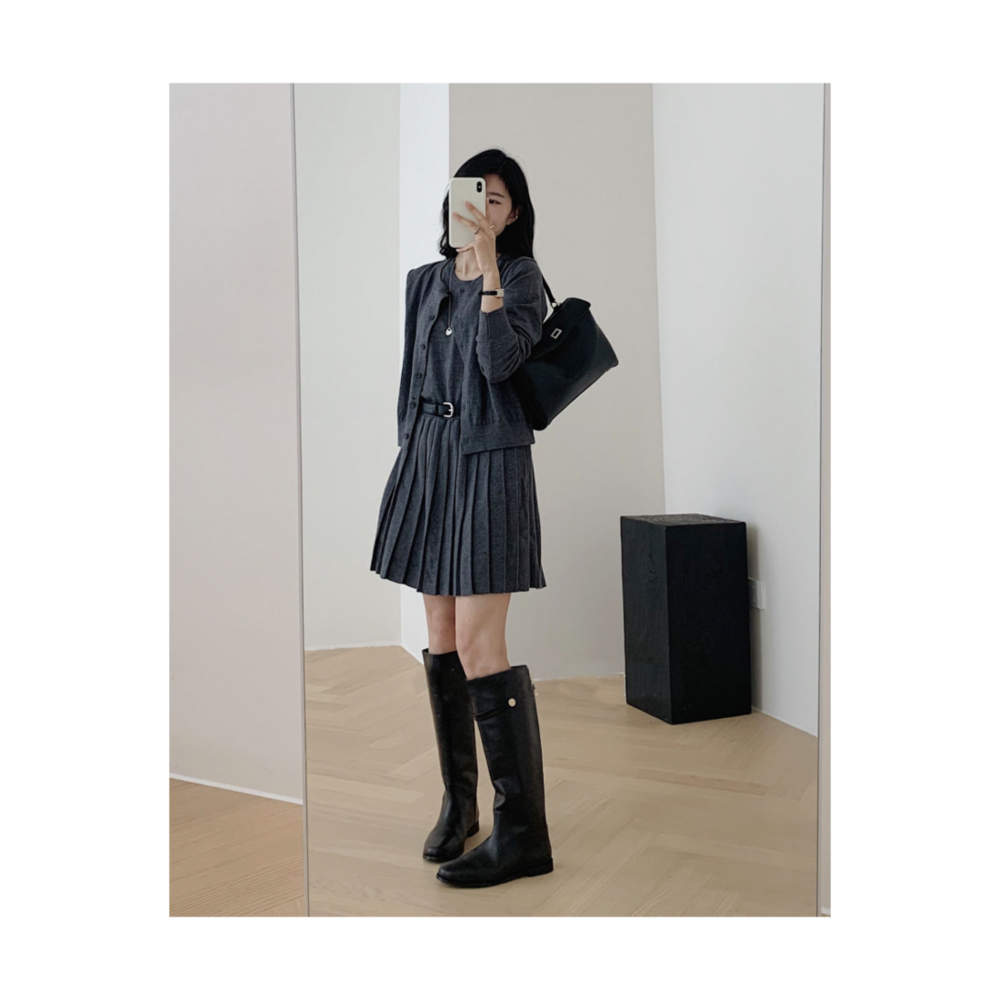 안나 원피스 세트로 가을 여신 스타일 완성!