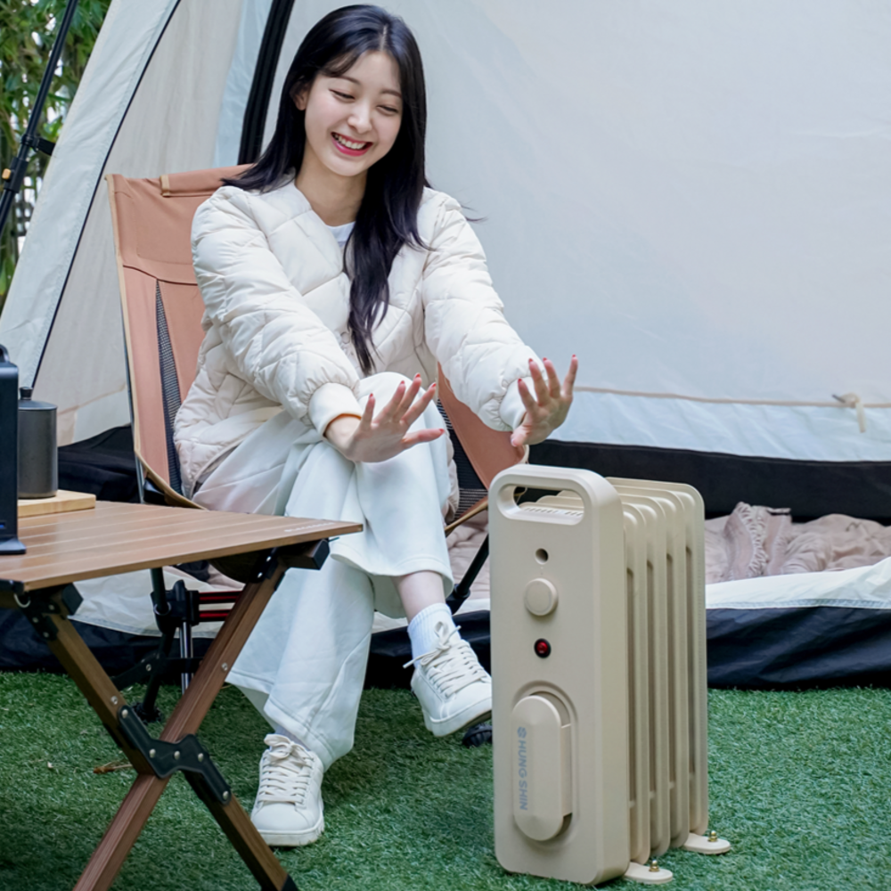 흥신 오르씨 바닐라 에디션 캠핑 히터: 따뜻한 낭만을 캠핑장에 더하다