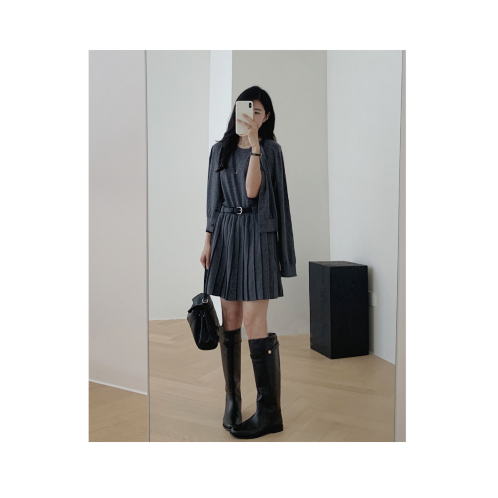 안나 원피스 세트로 가을 여신 스타일 완성!