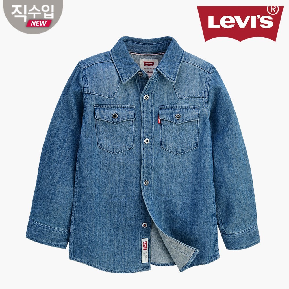 간절기 우리 아이 스타일을 완성하는 리바이스키즈 웨스턴 셔츠!