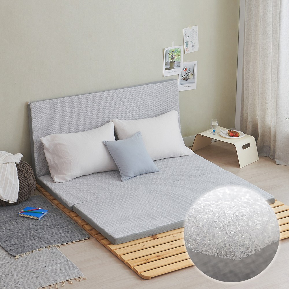 편안한 밤을 위한 최고의 선택, 3단 접이식 POE 단단한 토퍼