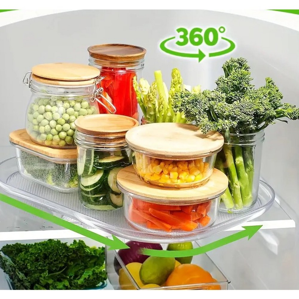 냉장고 속 혁신, 유티즌 360도 회전 트레이로 스마트한 정리를!