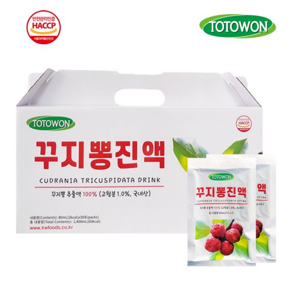 강원식품 꾸지뽕진액 80mL, 80ml, 120개 - 기타건강즙 | 쿠팡