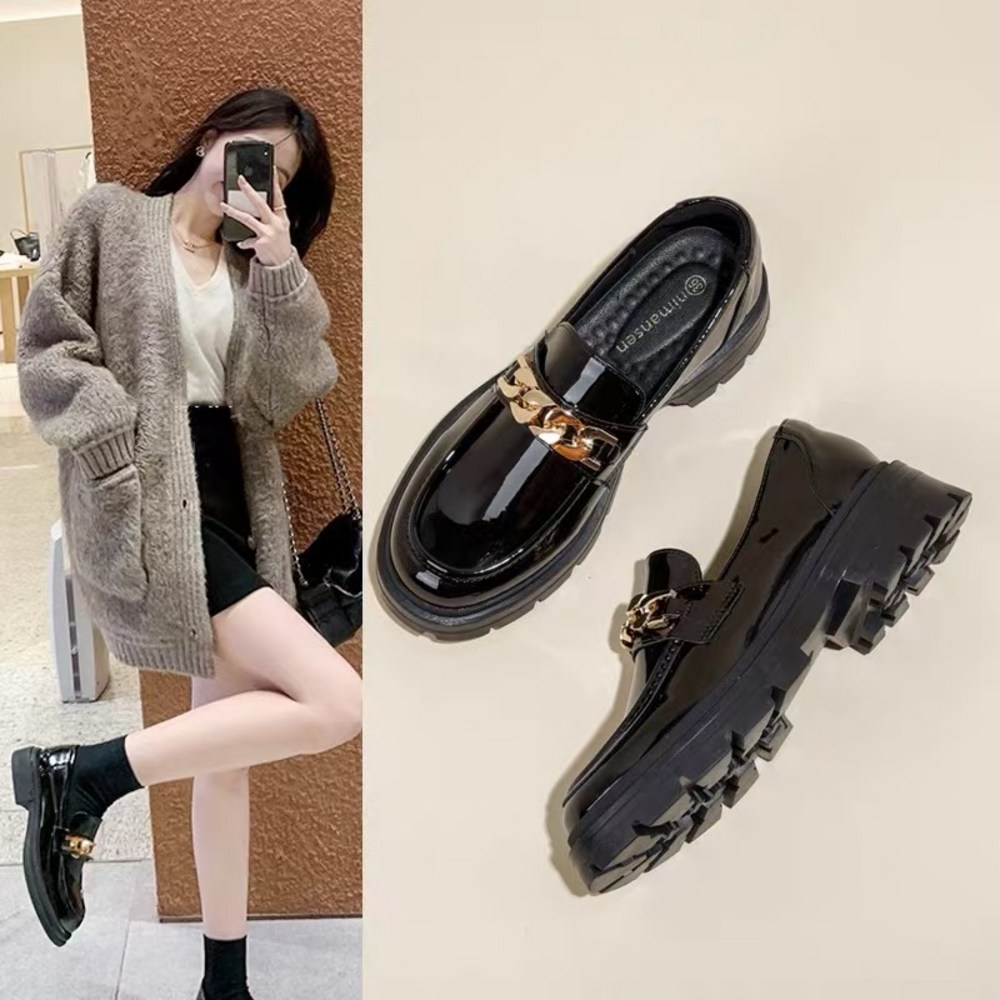 발끝에 내려앉는 우아한 광채, 샤이닝포인츠 여성용 로퍼