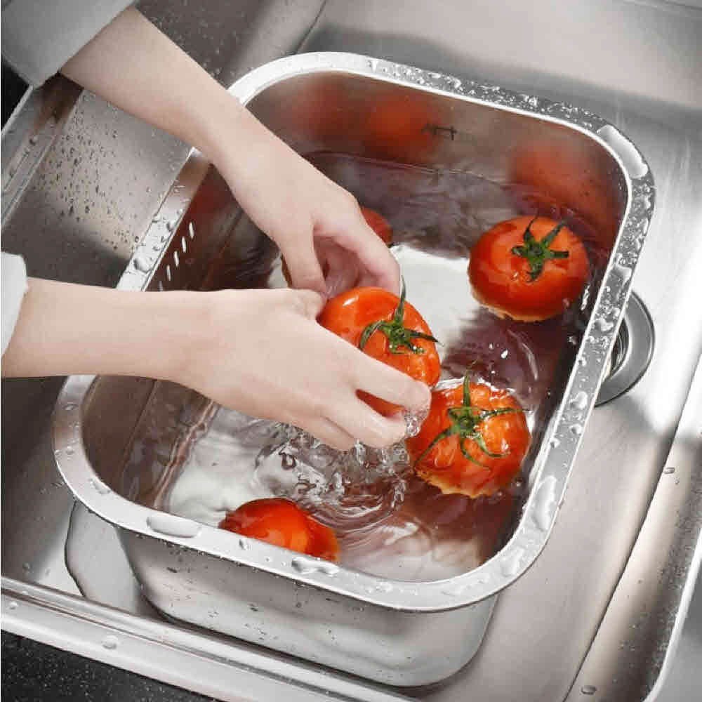 주방을 빛내는 실용적인 아름다움, 직사각형 스테인리스 설거지통 10L