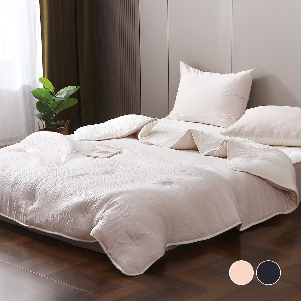 포근함과 실용성을 모두 갖춘 온더플 사계절 워싱 차렵이불 세트