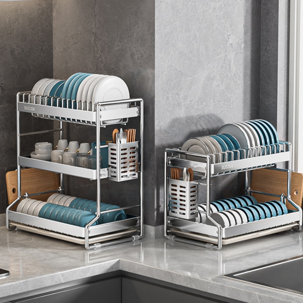 주방을 빛내는 실용적인 선택, 희망가 304 올스텐 식기건조대