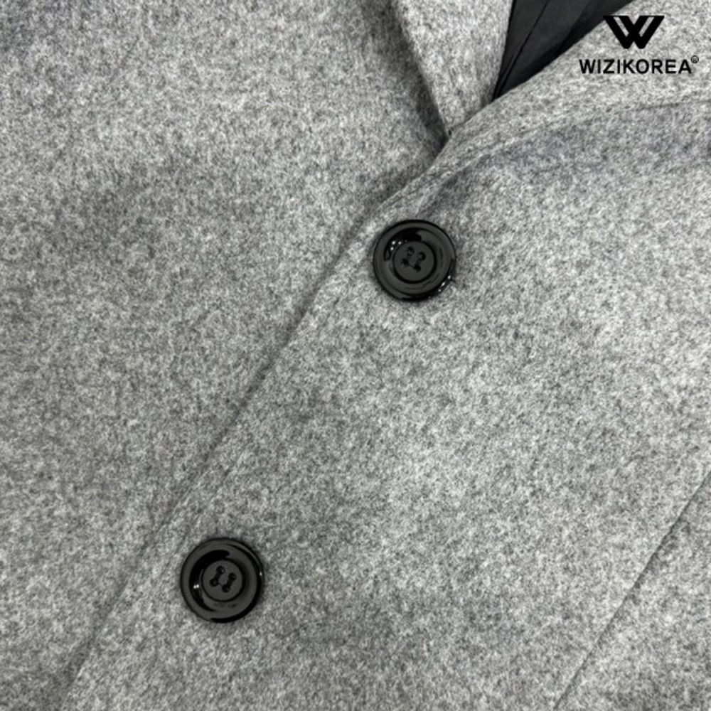 세련된 남성 스타일을 완성하는 WI001CT 모직 하프 코트