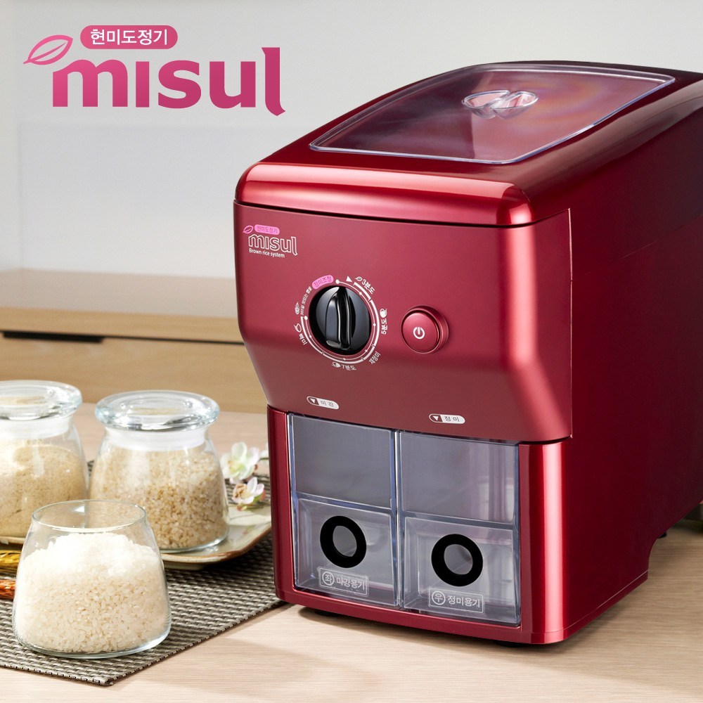 갓 도정한 쌀, 미설 정미기 FS-2000으로 시작하는 건강한 식탁!