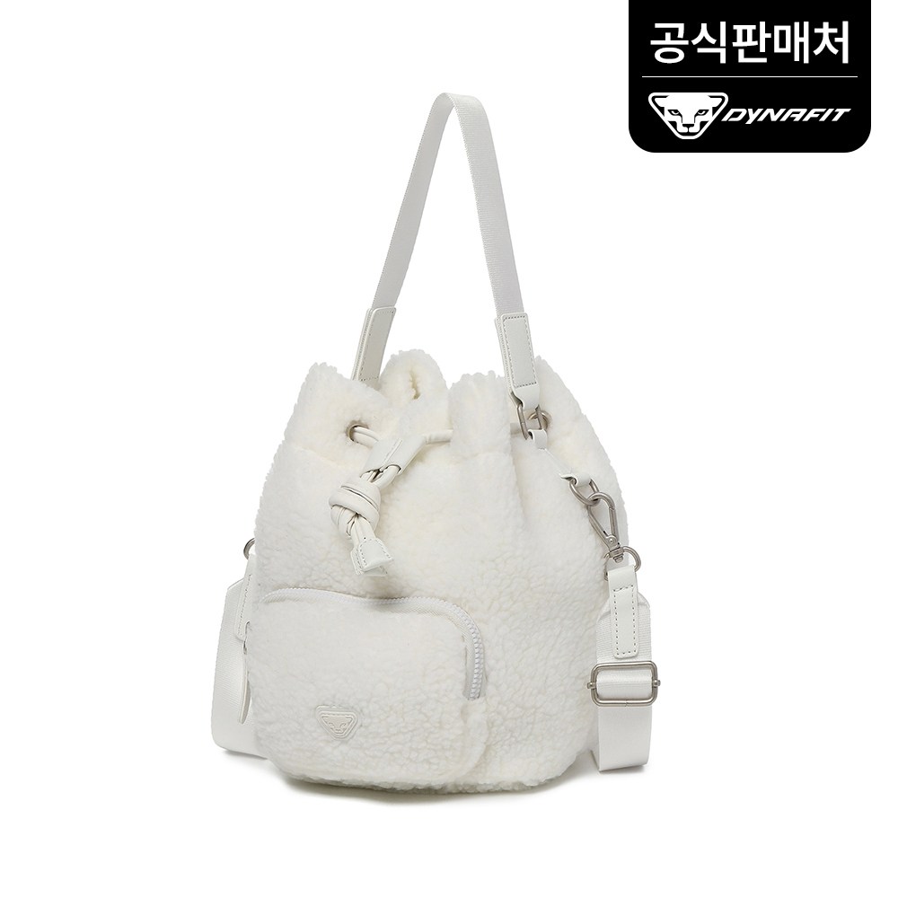 [다이나핏 공식] 여성 플리스 버킷백 YWW22B32W5, Ivory, 1개