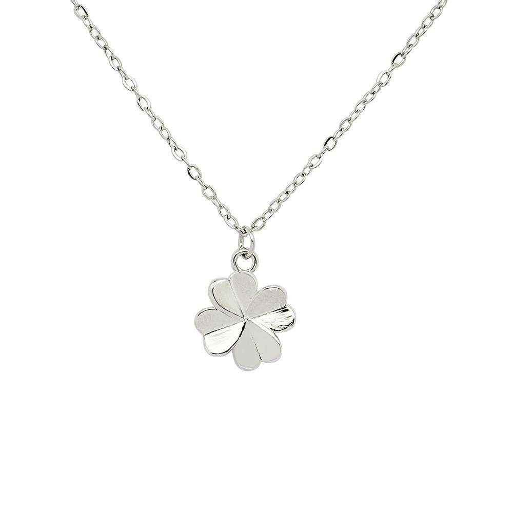 아얼리 Jewellery 네잎클로버 행운 티타늄 목걸이