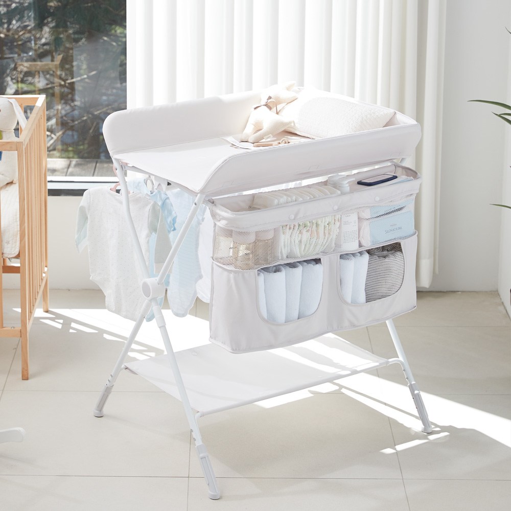 [소베맘] 프리미엄 원터치 기저귀교환대: 편리함, 안전성, 스타일의 조화