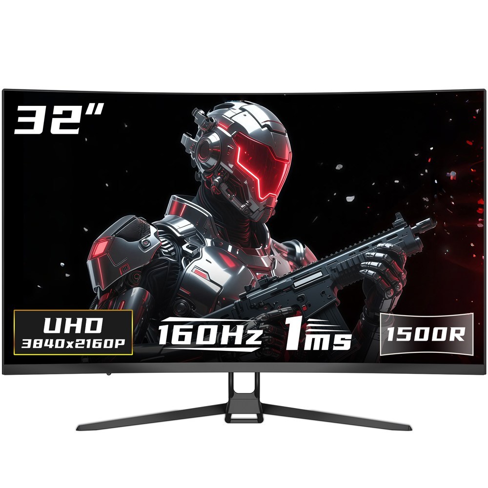32인치 울트라 와이드 커브드 게이밍 모니터 2K QHD 180hz 커브드 모니터 4k 60Hz UHD 평면 모니터 16:9 와일드 Gawfolk 할인중, 81cm, 4K 160Hz