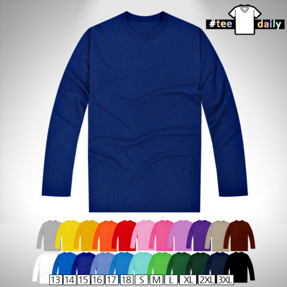 가성비와 편안함을 겸비한 데일리웨어, 티데일리 30수 라운드 긴팔 티셔츠