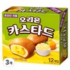 오리온 카스타드 12p, 288g, 3개