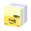 쓰리엠 포스트잇 알뜰팩 76 x 76 mm 654-5A, 파스텔4색, 500매, 1개