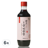 신앙촌 양조 1급 진간장, 6개, 860ml