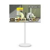 더함 4K UHD QLED 120Hz 돌비 AI 구글 5.0 리얼 화이트 스마트TV + VESA 확장 브라켓 화이트 + 삼탠바이미 에센셜 오프 화이트 스탠드 세트, 127cm(50인치), UA501QLED, 이동형 스탠드, 고객직접설치