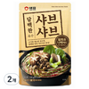 샘표 담백한 샤브샤브 육수, 200g, 2개