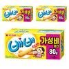 오리온 배배, 80g, 3개
