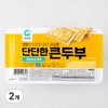 청정원 단단한 큰 두부, 1kg, 2개