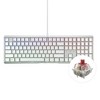CHERRY 키보드 MX 3.1 RGB MX2A 축 게이밍 기계식 키보드, 화이트, G80-3890HHAKR-0, 저소음 적축