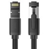 벤션 LSZH 난연 CAT8 SFTP 초고속 인터넷 랜케이블, 블랙, 1개, 3m