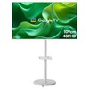 익스프레스럭 와이드뷰 FHD 화이트에디션 와이드무빙뷰 클래식 삼탠바이미 이동식 스마트TV, 109cm(43인치), GTWV430FHD11(TV), EKWBYME3822W(스탠드), 이동형 스탠드, 고객직접설치