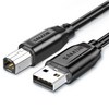 SAMZHE USB2.0 AM BM AB 연장 케이블, 1개, 1.5m