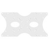 더함 TV 모니터 스탠드 VESA 확장 브라켓 화이트 400 x 200 mm, 1개, MSV42-251L-W