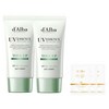 달바 클린 티트리 리포좀 톤업 선크림 그린 SPF50+ PA++++ 2p + 세럼 클렌저 3p, 2개