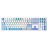 에포메이커 3모드 핫스왑 풀배열 한영각인 기계식 유무선 키보드, Blue White, TH108, 저소음 바다소금축