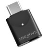 크리에이티브 aptX lossless 지원 블루투스 5.4 오디오 트랜스미터 USB-C 동글, 블랙, 블랙, 1개