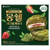 몽쉘 프리미엄 생크림 케이크 말차 스트로베리, 444g, 1개