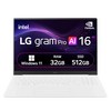 LG전자 2025 그램 프로 AI 16 코어 Ultra5 지포스 RTX 4050, 에센스 화이트, 16Z90TR-SAFWK, 512GB, 32GB, WIN11 Home