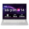 LG전자 2026 그램 AI 14 라이젠 AI 라이젠 AI 400 시리즈, 에센스 실버, 256GB, 16GB, WIN11 Home, 14Z95U-GS5DK