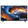 익스코리아 4K UHD QLED 구글 스마트TV, QNGE751UHD, 방문설치, 벽걸이형, 190cm(75인치)